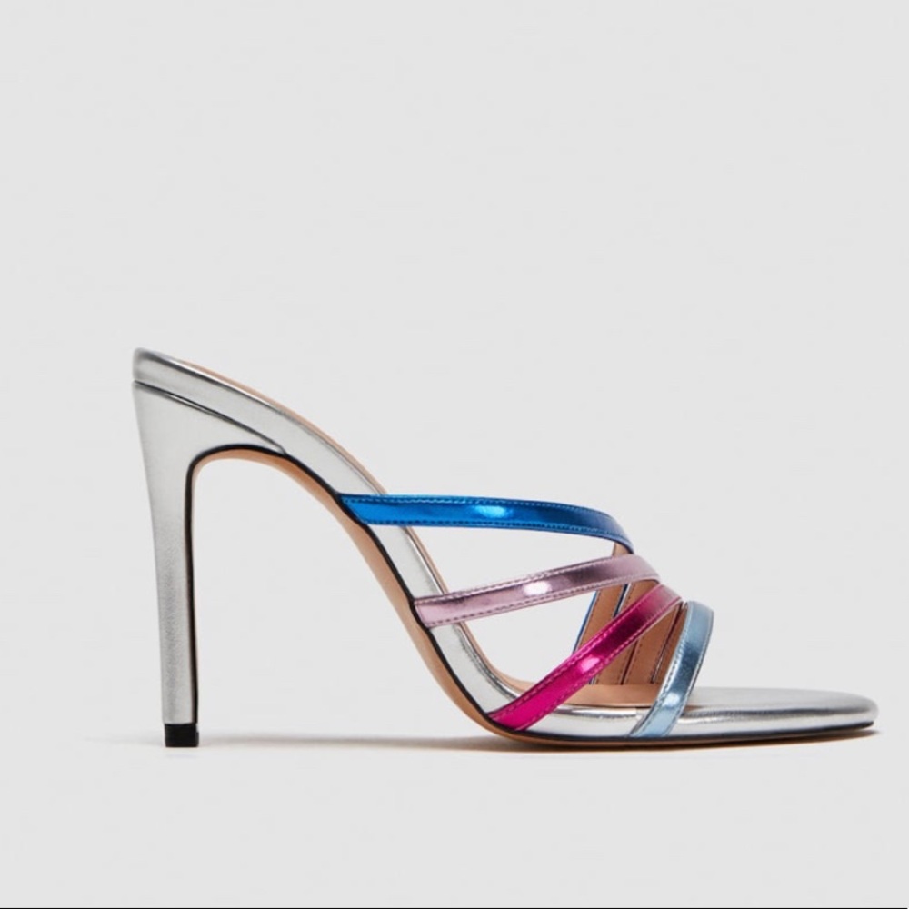 ZARA Rainbow Heels!! (38)